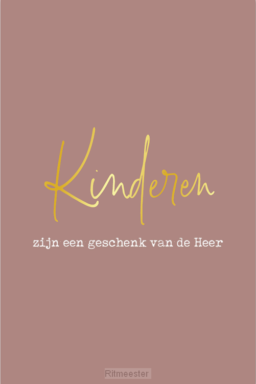 Kaart kinderen zijn een geschenk