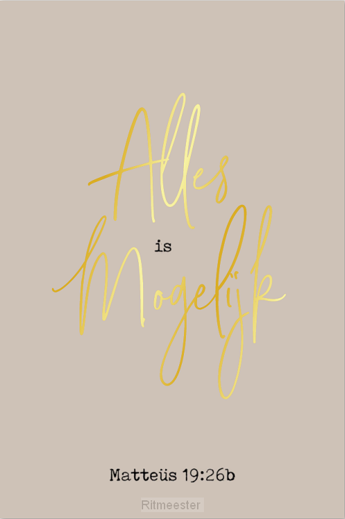 Kaart alles is mogelijk