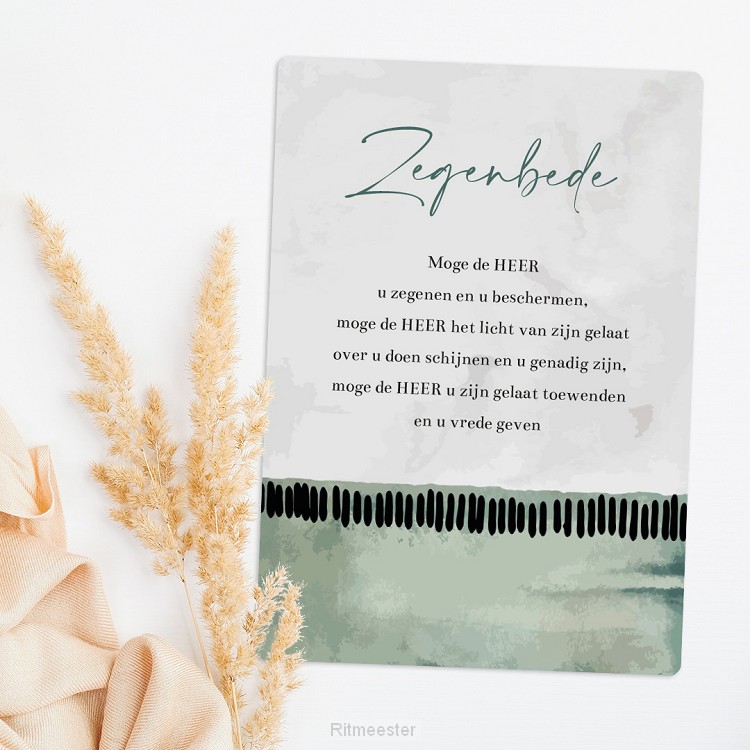 Cadeaubord zegenbede