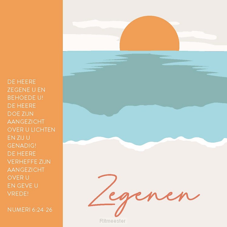 Kaart zegenen - Num 6:24-26