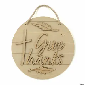 DIY Sign Give Thanks 30,5cm