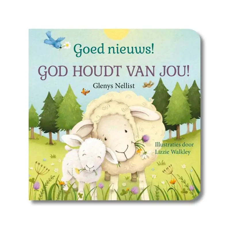 Goed nieuws! God houdt van jou! 14x14cm