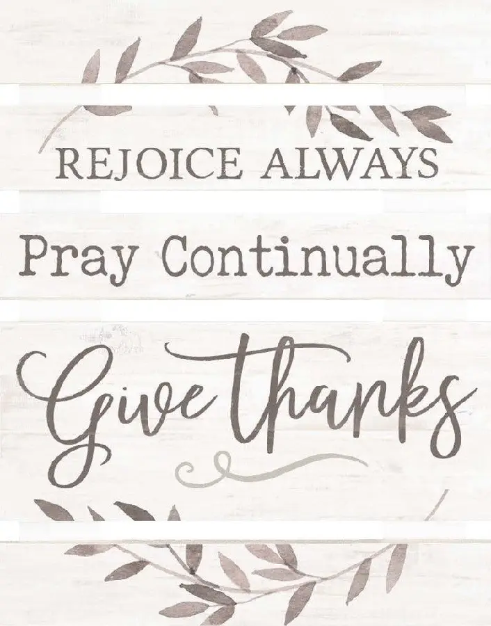 Rejoice always - Pallet