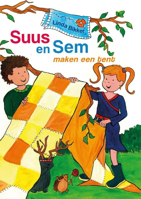 Suus en sem maken een tent