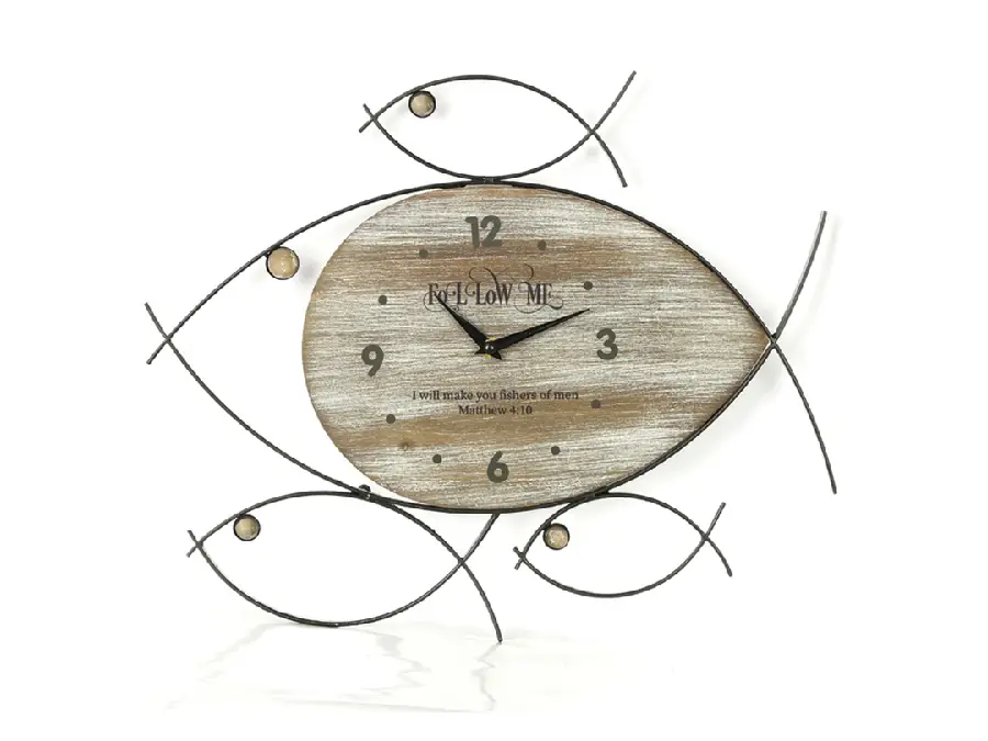 Wall clock Follow me Matthew 4:10