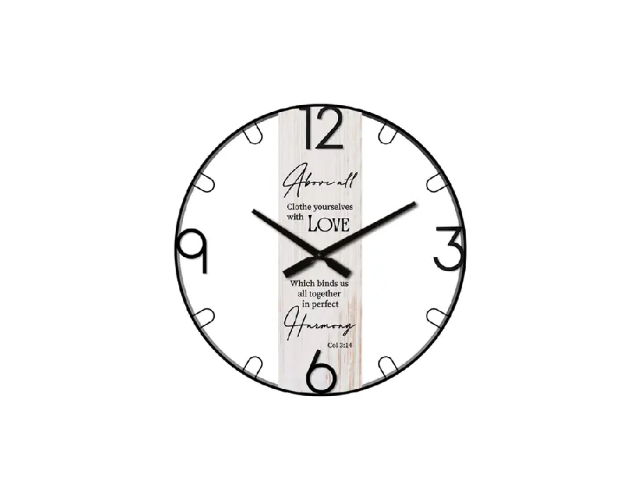 Wall Clock Harmony - Col 3:14