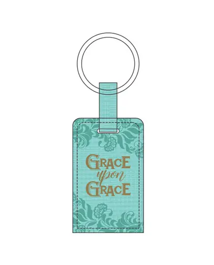 Luxleather keyring Grace upon Grace