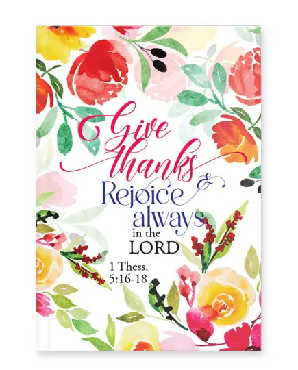 Hardcover Journal rejoice always