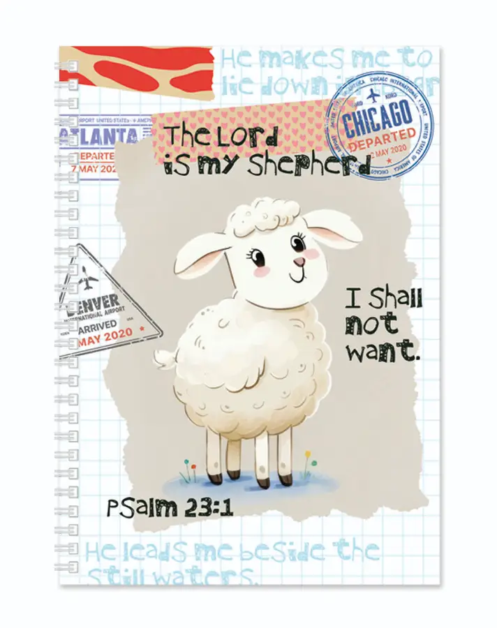 Softcover Journal Lord is my shepherd