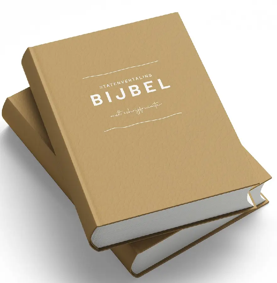 Bijbel met schrijfruimte camel BMS1