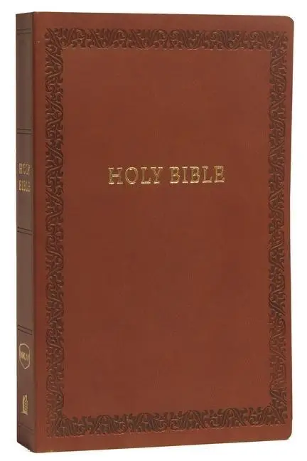 NKJV soft touch bible brown imitation le