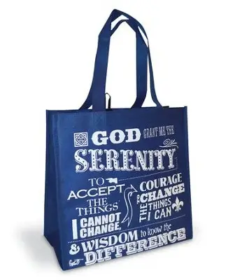 Eco tote Serenity Prayer