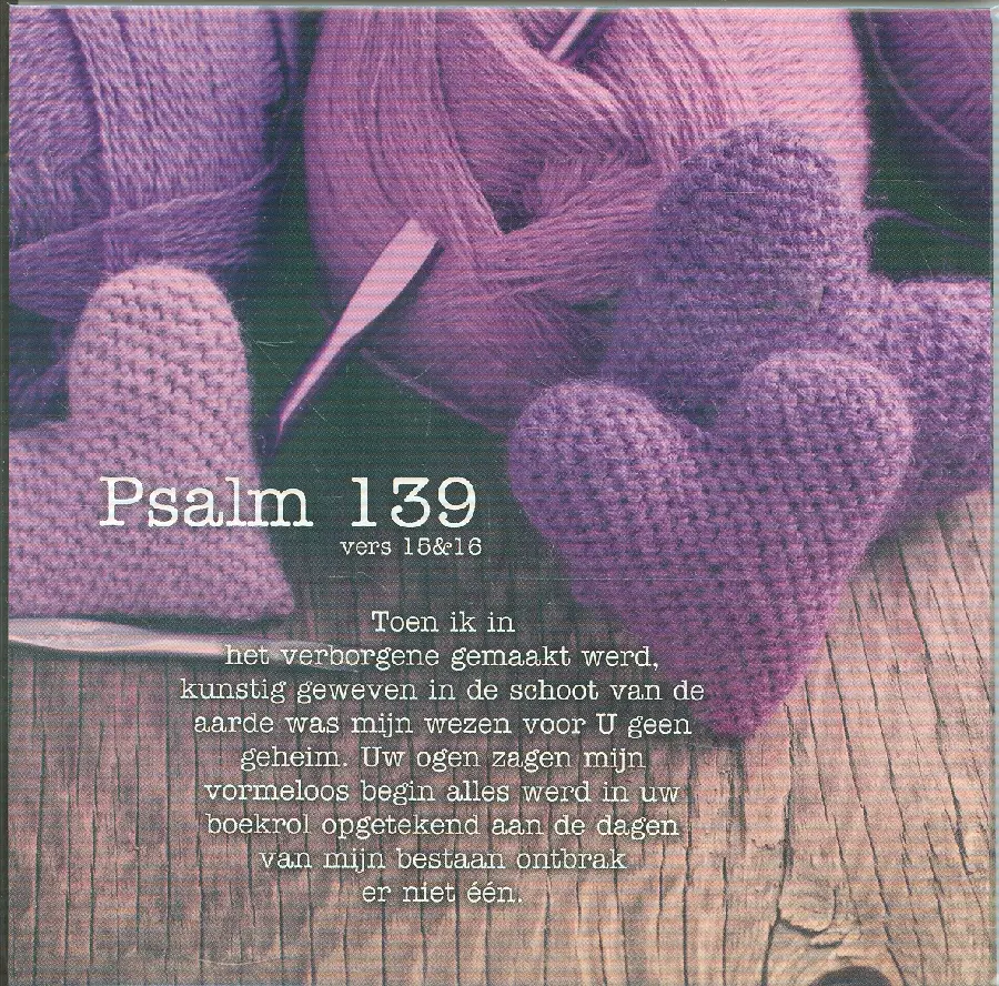 Kaart psalm 139