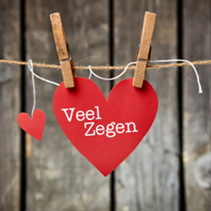 Kadokaartje veel zegen