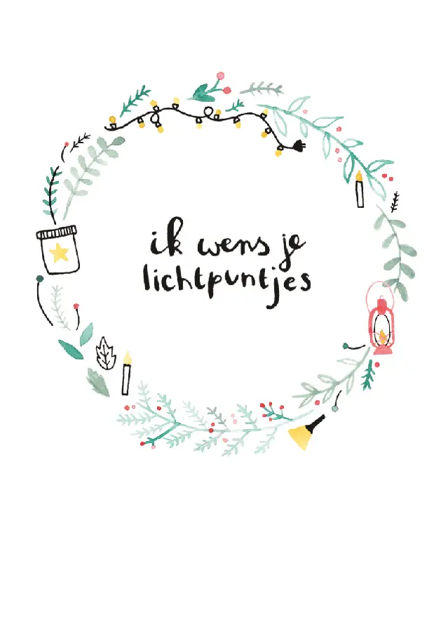 Ik wens je lichtpuntjes
