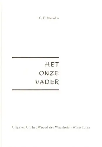 Onze Vader
