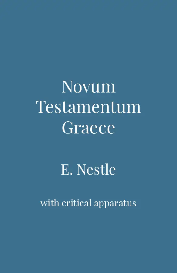 Novum testamentum graece  POD