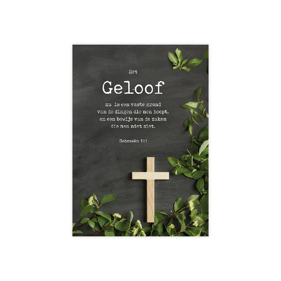Voordeelkaart Het Geloof  Hebreeen 11 ve