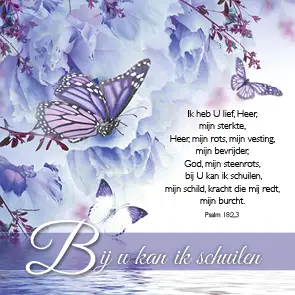 Kaart bij U kan ik schuilen