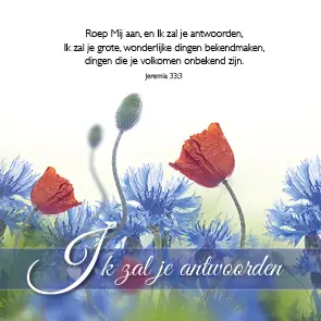 Kaart Ik zal je antwoorden