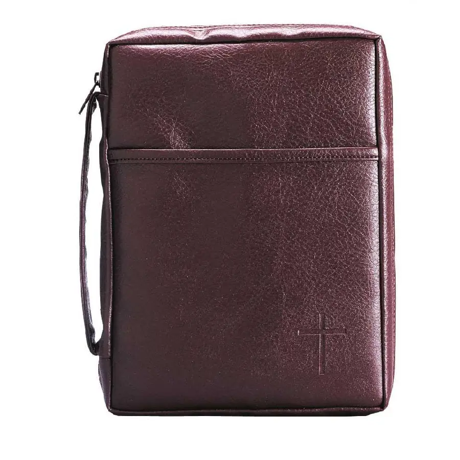 Soft vinyl biblecover Burgundy small
