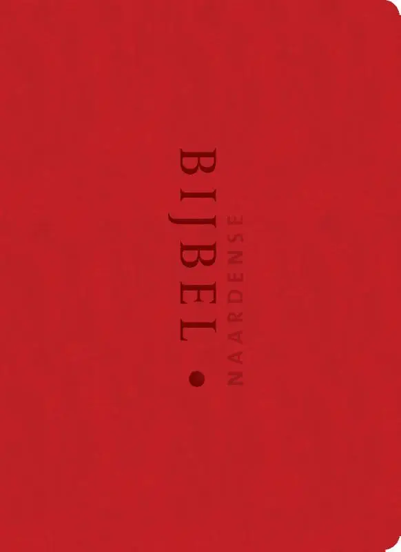 Naardense bijbel rood vivella dundruk