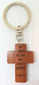 Sleutelhanger den er hat uns zuerst geli