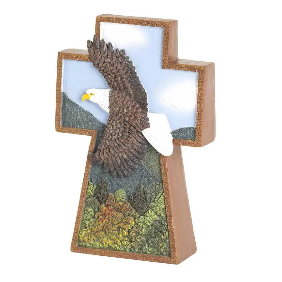 Tabletop Cross Eagle Isaiah 40:31