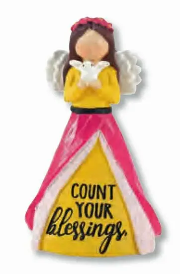Angel Count your blessings Resin 6,3cm
