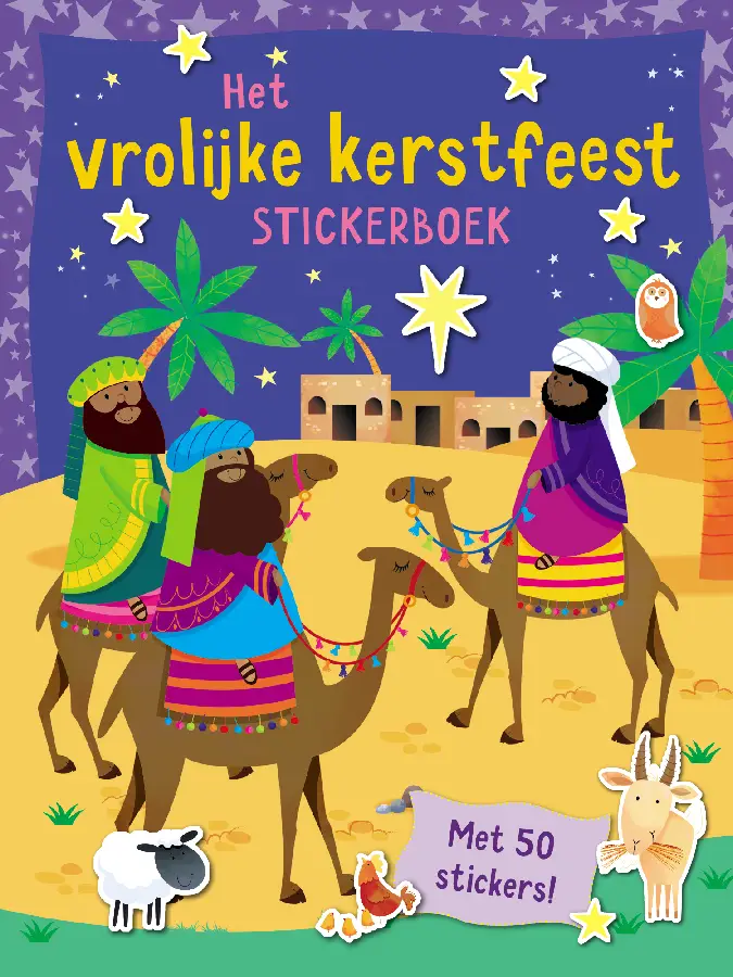 Het vrolijke kerstfeest stickerboek