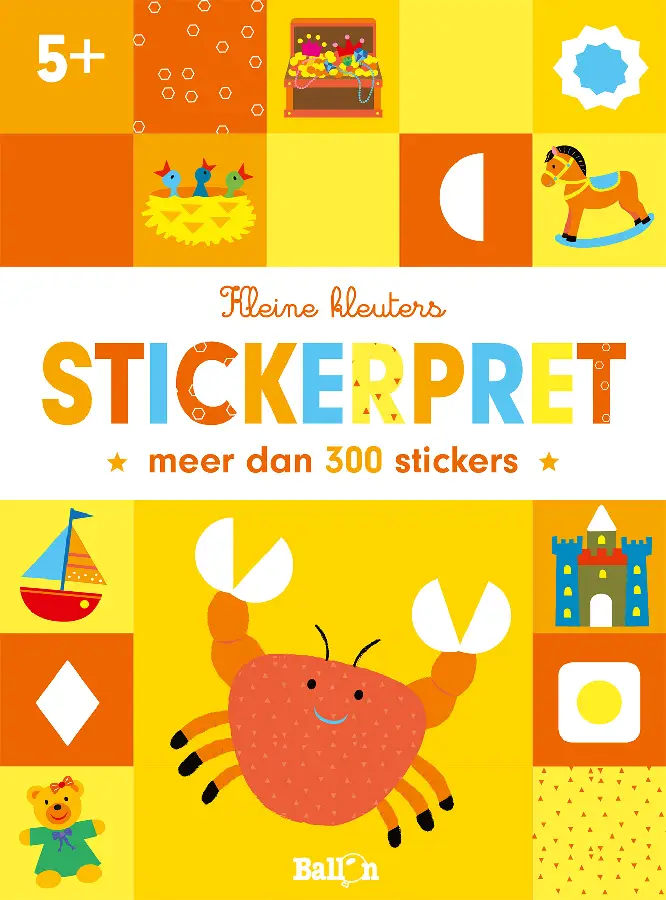 Stickerpret krab  2+