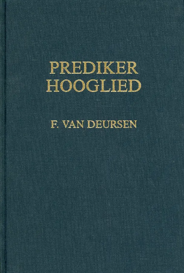 Voorzeide leer prediker hooglied