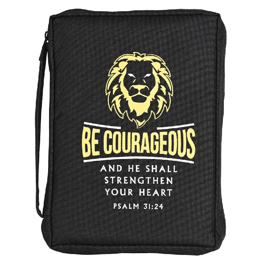 Biblecover Lion be courageous medium