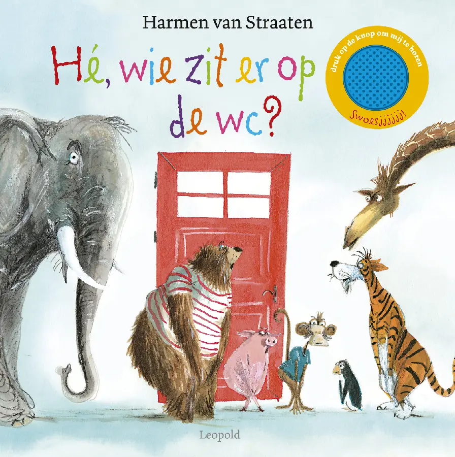 H?, wie zit er op de wc?