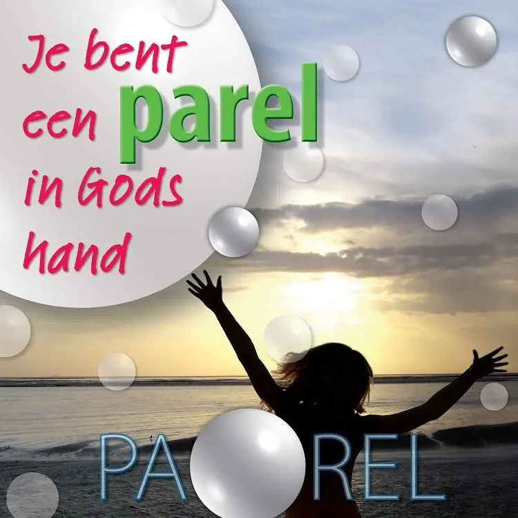 Wandbord je bent een parel in God meisje