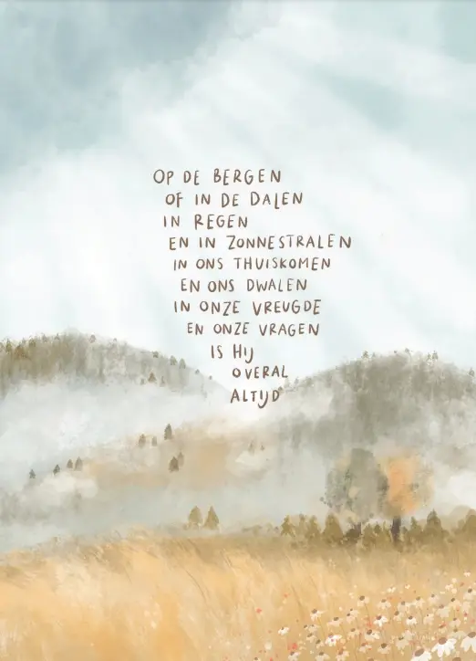 Op de bergen of in de dalen
