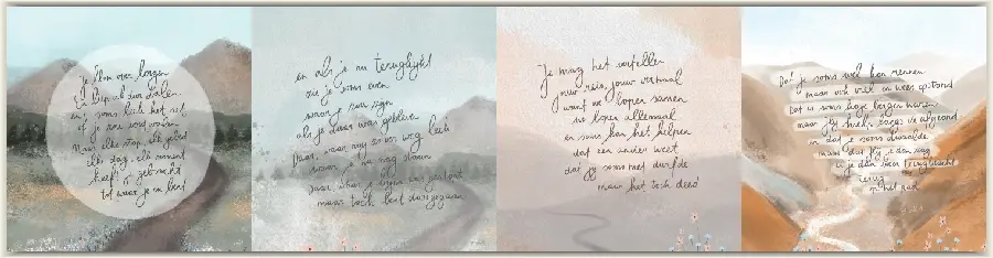 Zigzagluikje Je klom over bergen