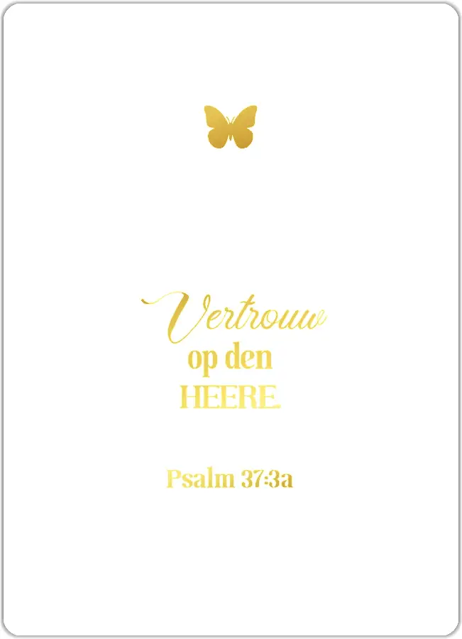 Veel liefs, Hij zal voor jou zorgen