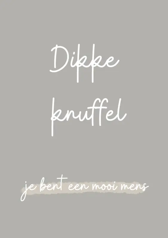 Dikke knuffel