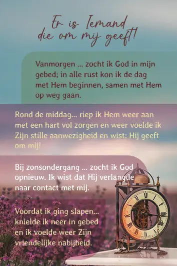 Er is Iemand die om mij geeft!