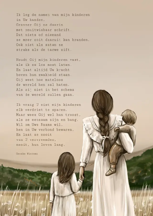 Poster A5 Gebed voor mijn kinderen