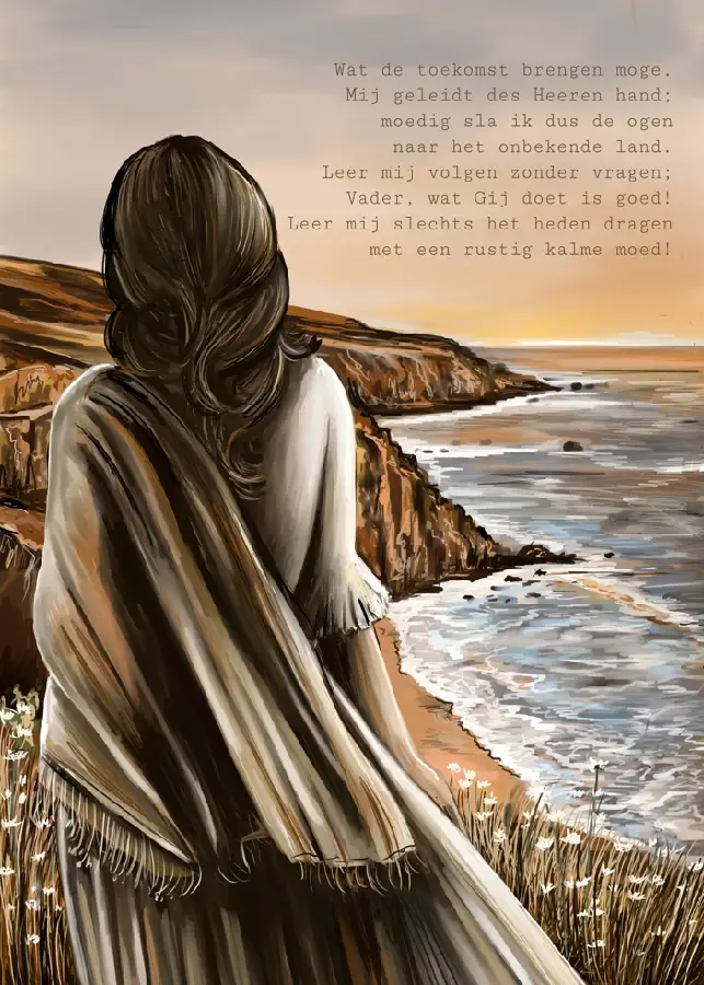 Poster A5 Wat de toekomst brengen moge