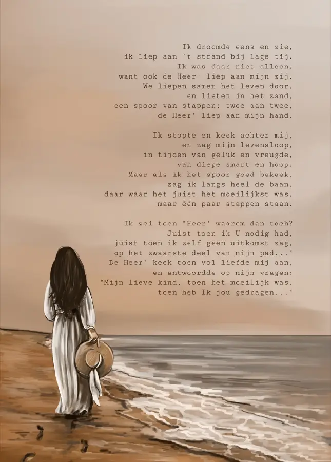 Poster A5 Ik droomde eens en zie