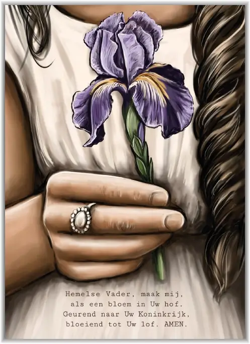 Kaartje A7 En zie, Ik ben met ulieden