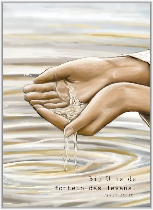 Kaartje A7 Uit de diepten roep ik tot U