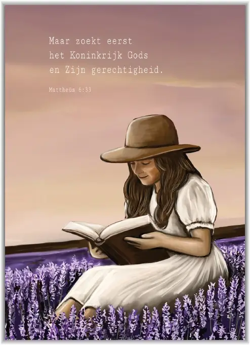 Kaartje A7 O God! Gij zijt mijn God!