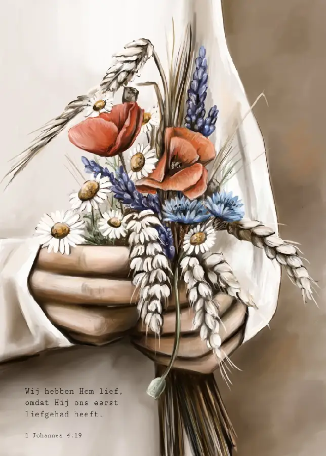 Kaartje A7 Wij hebben Hem lief