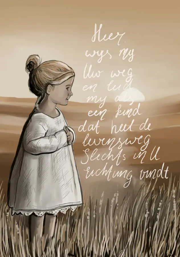 Poster A4 Heer, wijs mij Uw weg