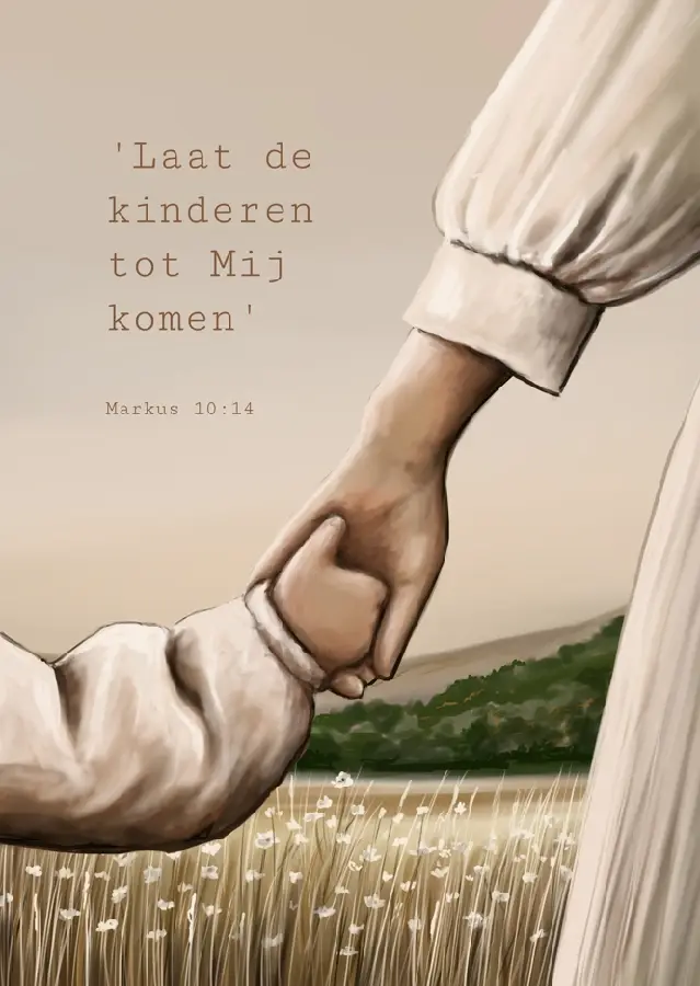 Poster A4 Laat de kinderen