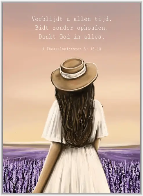 Poster A4 Vertrouwt op Hem